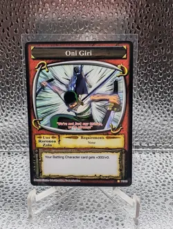 One Piece CCG - Oni Giri - Roronoa Zoro - A Quest Begins 2005 - Bandai - Image 1
