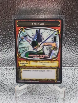 One Piece CCG - Oni Giri - Roronoa Zoro - A Quest Begins 2005 - Bandai - Image 3