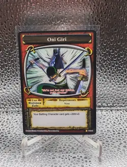 One Piece CCG - Oni Giri - Roronoa Zoro - A Quest Begins 2005 - Bandai - Image 4