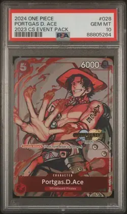 One Piece Portgas D Ace CS Event PACK PSA 10 - Image 1