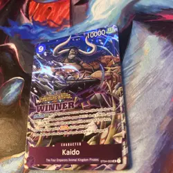 ONE PIECE TCG Treasure Cruise (Winner Pack Vol.5) Kaido ST04-003 NM-M ENG - Image 3