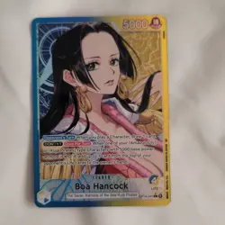 One Piece The Azure Sea’s Seven Boa Hancock Alt Art OP14-041 Leader English - Image 1