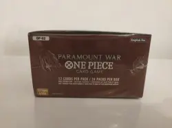 ONE PIECE TCG SEALED BOOSTER BOX 1x OP-02 ONE PIECE CARD ENG Parmount War - Image 3
