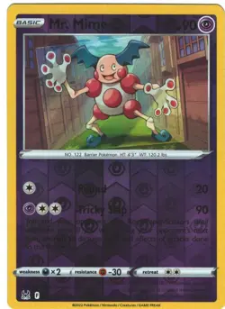 Mr. Mime 67/196 Lost Origin Reverse Holo Rare Pokemon Card Pokemon TCG - Image 1