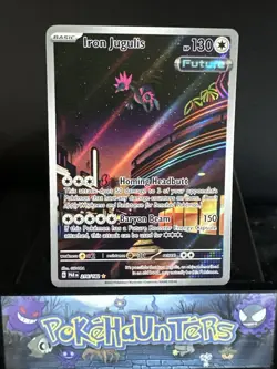 Pokemon Card Iron Jugulis 216/182 Paradox Rift Illustration Rare Near Mint - Image 1