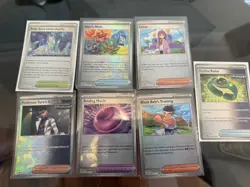 Pokemon TCG Prismatic Evolutions Trainer Bundle 3x Pokeball Reverse Holo Cards - Image 1