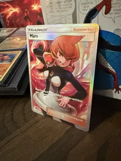Pokemon TCG Mars Ultra Prism Holo Full Art Ultra Rare Card 154/156 - Image 1