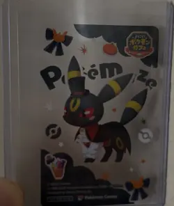 Umbreon Pokemon Center Halloween Promo Clear Card 2024 Pokemaze Cafe B5113 - Image 1
