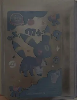 Umbreon Pokemon Center Halloween Promo Clear Card 2024 Pokemaze Cafe B5113 - Image 2