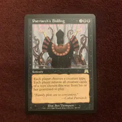 Patriarch's Bidding Onslaught Regular NM+ Magic The Gathering MTG Card Unplayed - Image 1