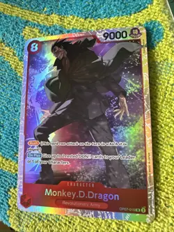 Monkey D Dragon OP07-015 One Piece Card Game TCG Super Rare SR English - Image 3