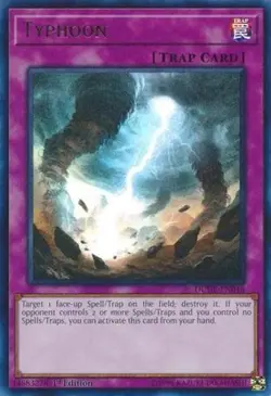 Typhoon - DUDE-EN046 - Ultra Rare - 1st Edition Near Mint Yugioh Card - Image 1