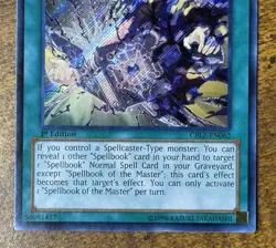 Yu-Gi-Oh TCG Spellbook of the Master 1st Edition CBLZ-EN062 Set of 2 Cards NM - Image 3