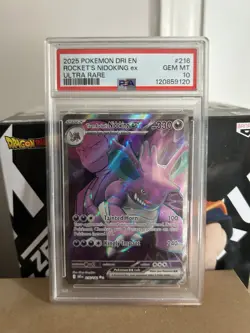 PSA 10 Team Rocket's Nidoking EX Full Art Destined Rivals Pokemon Card B - Image 1