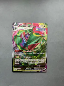 Pokemon TCG Rayquaza VMAX Holo Ultra Rare Card Crown Zenith 102/159 Excellent - Image 1