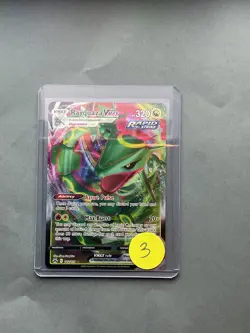 Pokemon TCG Rayquaza VMAX Holo Ultra Rare Card Crown Zenith 102/159 Excellent - Image 3