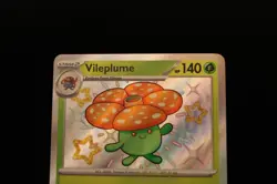 Vileplume 094/091 Shiny Holo Rare Paldean Fates Pokemon TCG Card - Image 3