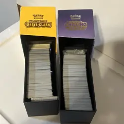 Pokemon Trading Card Game Cards In Boxes Lot Of Two Various Cards New and Used - Image 1