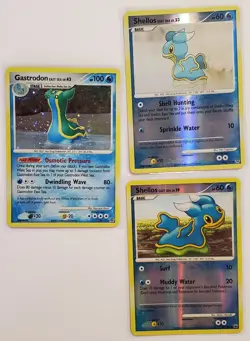 Gastrodon & Shellos Lot of 3 Holo and RH Cards 8/132 106/132 73/100 - Image 1