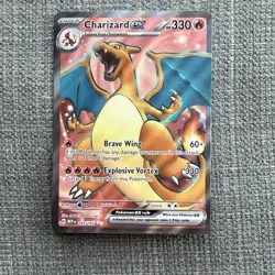 Pokemon TCG Charizard EX Scarlet & Violet Ultra Rare Card 183/165 Lightly Played - Image 1