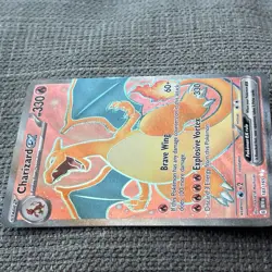 Pokemon TCG Charizard EX Scarlet & Violet Ultra Rare Card 183/165 Lightly Played - Image 3