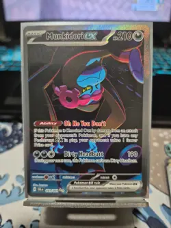 Pokemon TCG Shrouded Fable Munkidori EX Special Illustration Rare Card 091/064 - Image 1