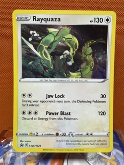 Rayquaza #SWSH029 Cosmos Holo Sword & Shield Promo Cards NM 1243 - Image 1