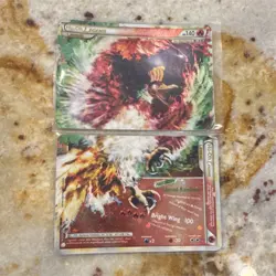Ho-Oh LEGEND Pokemon TCG HS-Undaunted 2 Card Pair (SL10a & SL10b) - Image 1