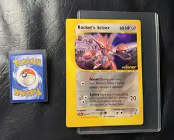 2002 ROCKETS SCIZOR 4 Pokemon BEST OF WINNER PROMO JUMBO VINTAGE CARD NINTENDO - Image 1