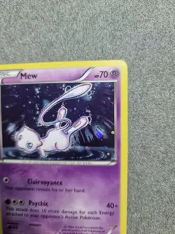 Pokemon Mew XY192 Black Star Promo Pokemon TCG Card 2017 Holo Cosmos Legendary - Image 2