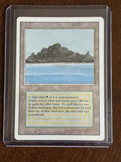 MTG - Tropical Island - Revised Edition Rare Magic The Gathering Dual Land Card - Image 3