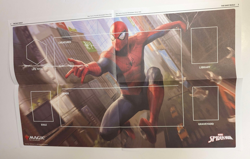 PAX West 2025 MTG Magic The Gathering Spider-Man Promo Comic Card and Playmat - Image 3