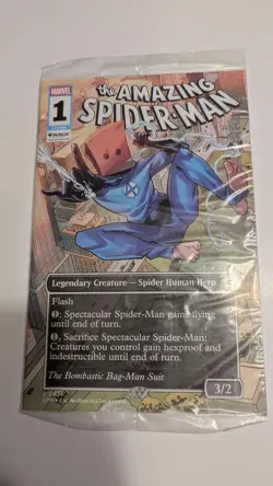 PAX West 2025 MTG Magic The Gathering Spider-Man Promo Comic Card and Playmat - Image 4