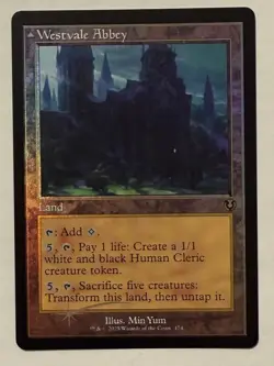 Westvale Abbey Retro Frame Foil - Innistrad Remastered MTG Magic the Gathering - Image 1