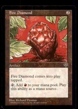 Fire Diamond LP Light Play Mirage MTG [12149] - Image 1
