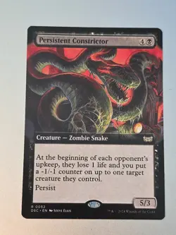 Persistent Constrictor (Extended Art) Commander: Duskmourn: House of Horror... - Image 1