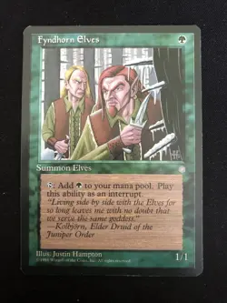 1 x Fyndhorn Elves(NM) - Ice Age - MTG - Image 1