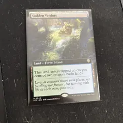 Mtg Sodden Verdure (Extended Art) - Commander: Lorwyn Eclipsed + Bonus Foils - Image 1