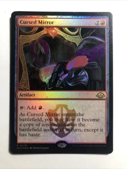 NM Cursed Mirror Modern Horizons 3 Foil (Pack Fresh) MTG TCG - Image 1