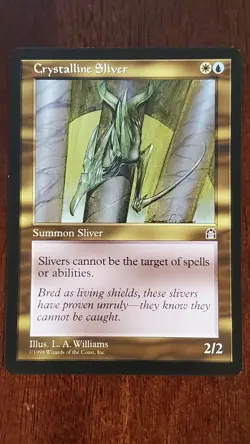 Crystaline Sliver Stronghold EX/LP 127/143 MTG Magic the Gathering Creature UC - Image 3