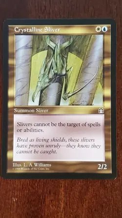 Crystaline Sliver Stronghold EX/LP 127/143 MTG Magic the Gathering Creature UC - Image 5