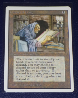 Library of Leng MTG Unlimited Magic The Gathering Ex Condition - Image 1