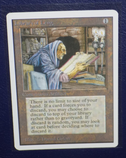 Library of Leng MTG Unlimited Magic The Gathering Ex Condition - Image 2