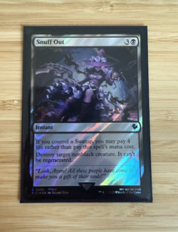 MTG: Snuff Out (Surge Foil) Commander: Final Fantasy Surge Foil NM - Image 1