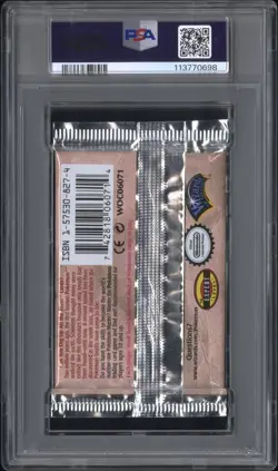 PSA 10 GEM MT 1999 POKEMON FOSSIL UNLIMITED AERODACTYL ART SEALED BOOSTER PACK - Image 2
