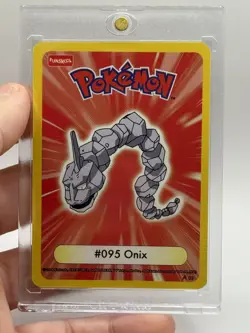 2004 Pokemon Funskool Who am IU Foil Onix #095 India HTF pack fresh - Image 1