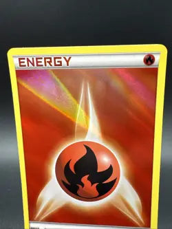 Pokemon Fire Energy Red 2013 Card Holo - Image 2