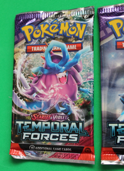 POKEMON SCARLET & VIOLET TEMPORAL FORCES 2 BOOSTER PACKS SEALED - Image 2