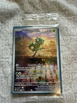 Pokemon SEALED Teal Mask Ogerpon SVP 123 Twilight Masquerade ETB Promo Holo - Image 1