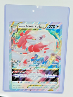 Pokemon TCG Oversized Jumbo HISUIAN ZOROARK VSTAR Black Star Promo #SWSH298 - Image 1